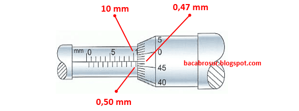 contoh jawaban mikrometer sekrup