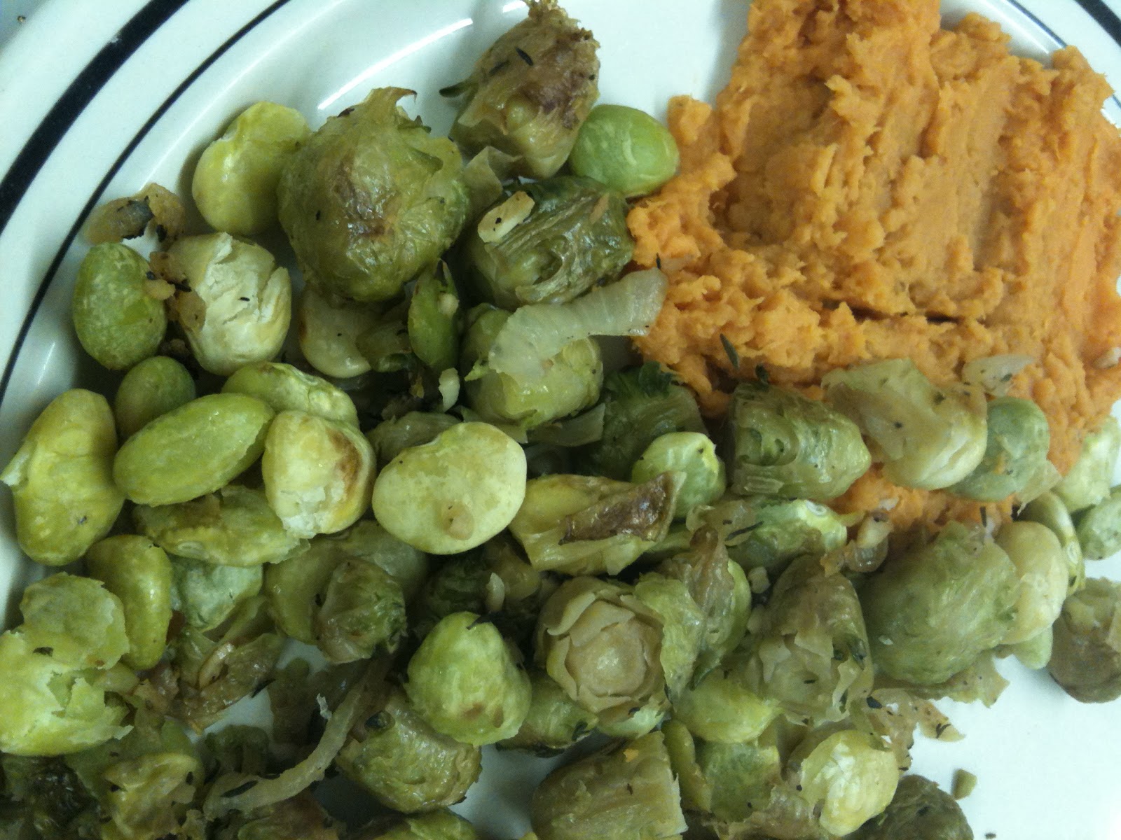 Midwest Vegan Brussels Sprouts n' Lima Beans