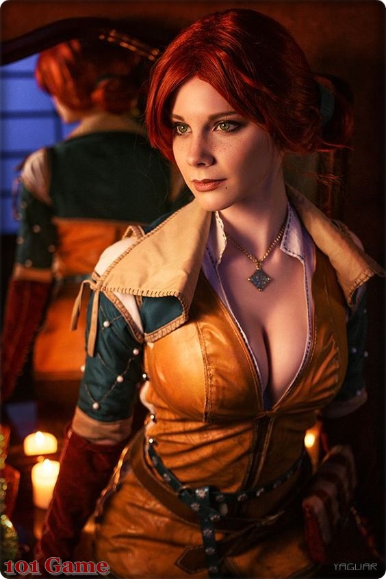 Cosplay triss merigold sexy The Witcher
