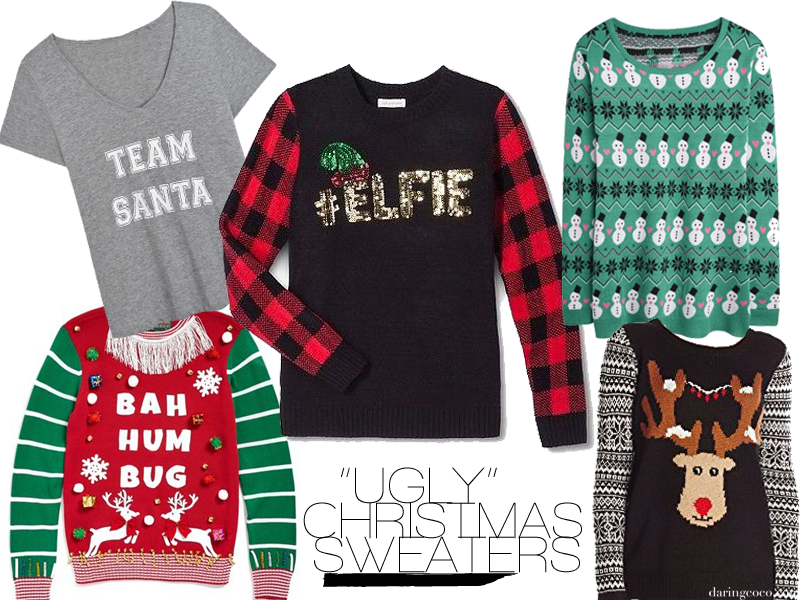 ugly christmas sweaters 