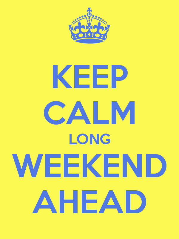 Long Weekend Ahead, October 6 Monday #walangpasok 