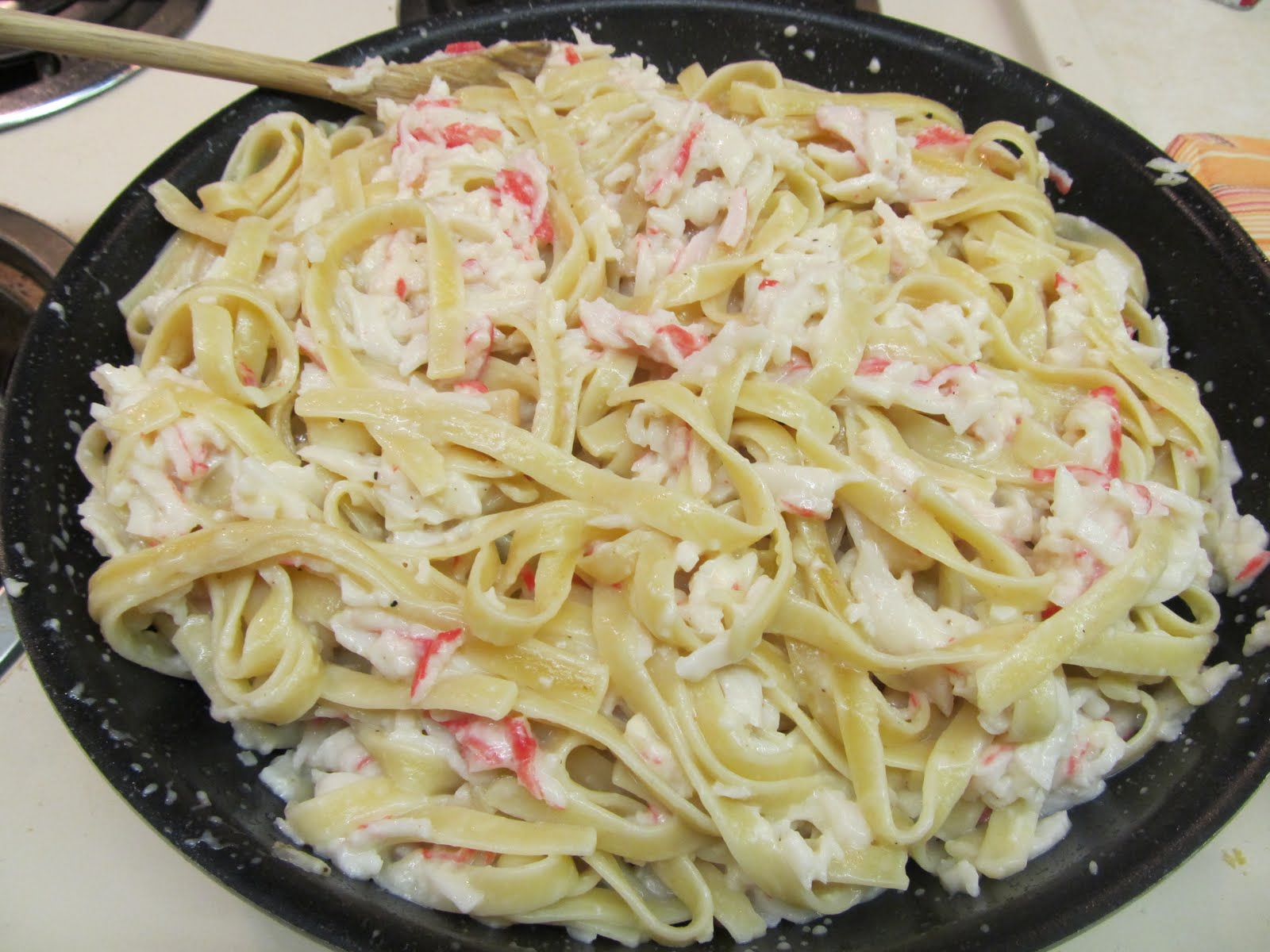 Inspire To Breath Life Into Crab Fettuccine Alfredo