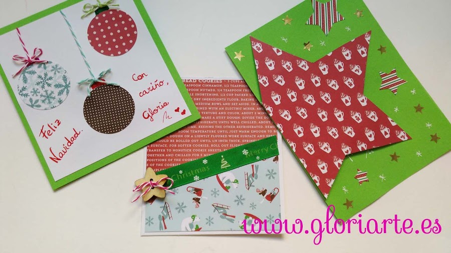 tarjetas de navidad DIY de papel