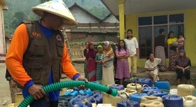 BPBD Kabupaten Malang Drooping Air Bersih di Dua Kecamatan 