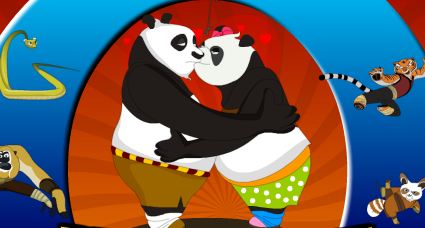 Play Kung Fu Panda Kiss Game