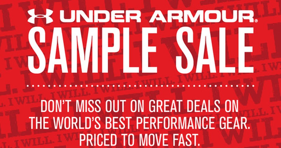 under armour sample sale