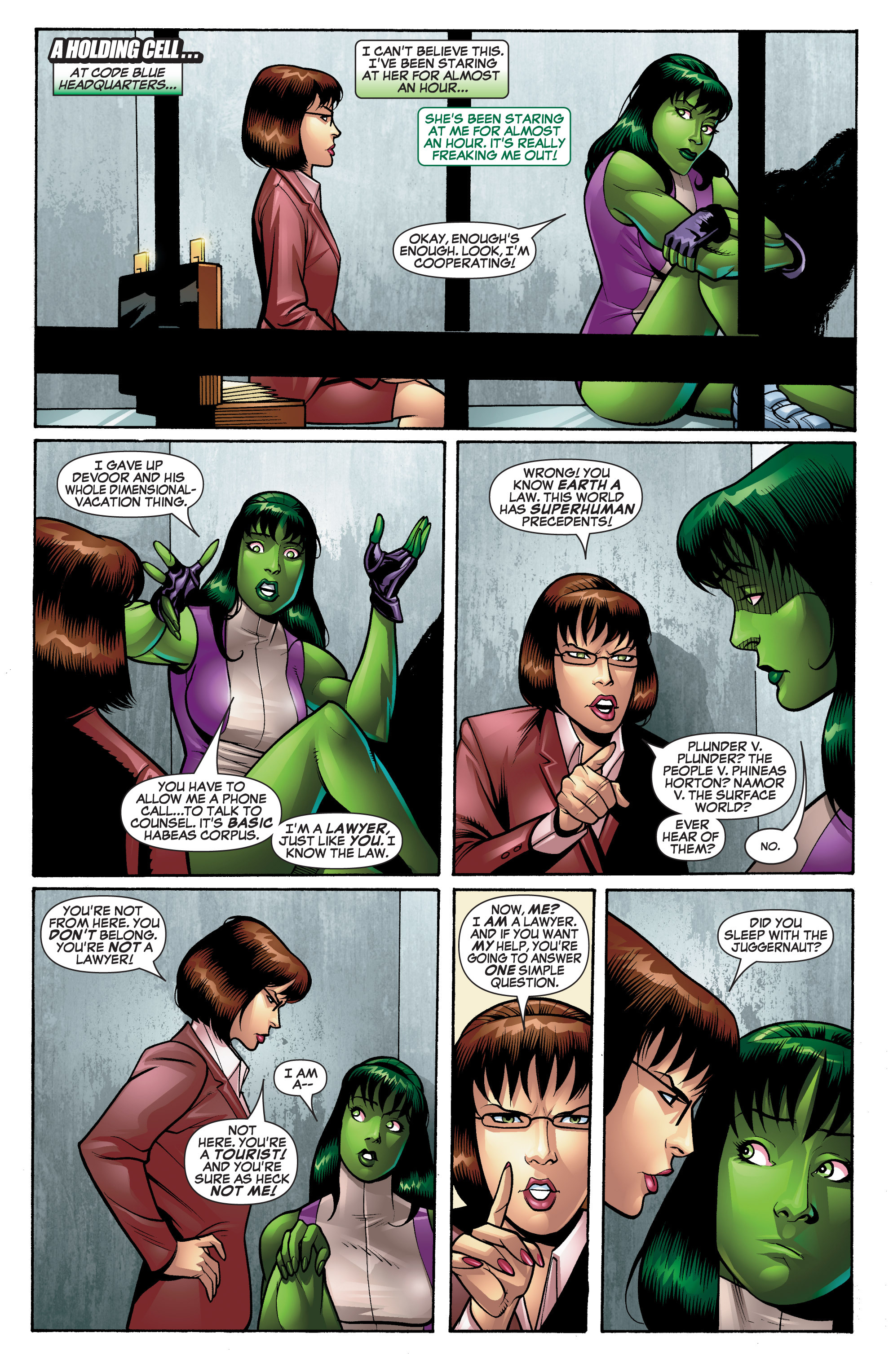 Read online She-Hulk (2005) comic -  Issue #21 - 8