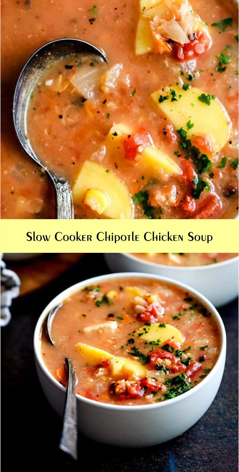 Slow Cooker Chipotle Chicken Soup Recipe Spesial Food