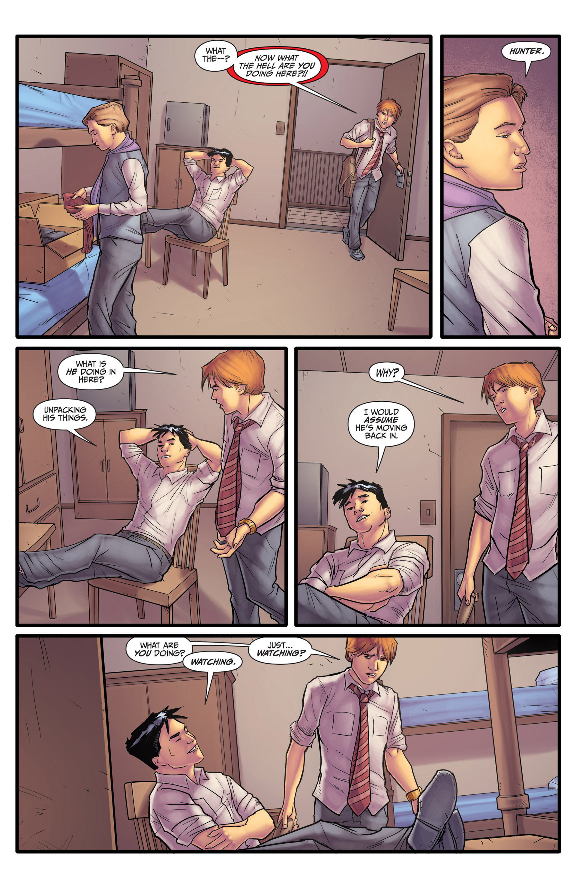 Read online Morning Glories comic -  Issue # _TPB 3 - 13