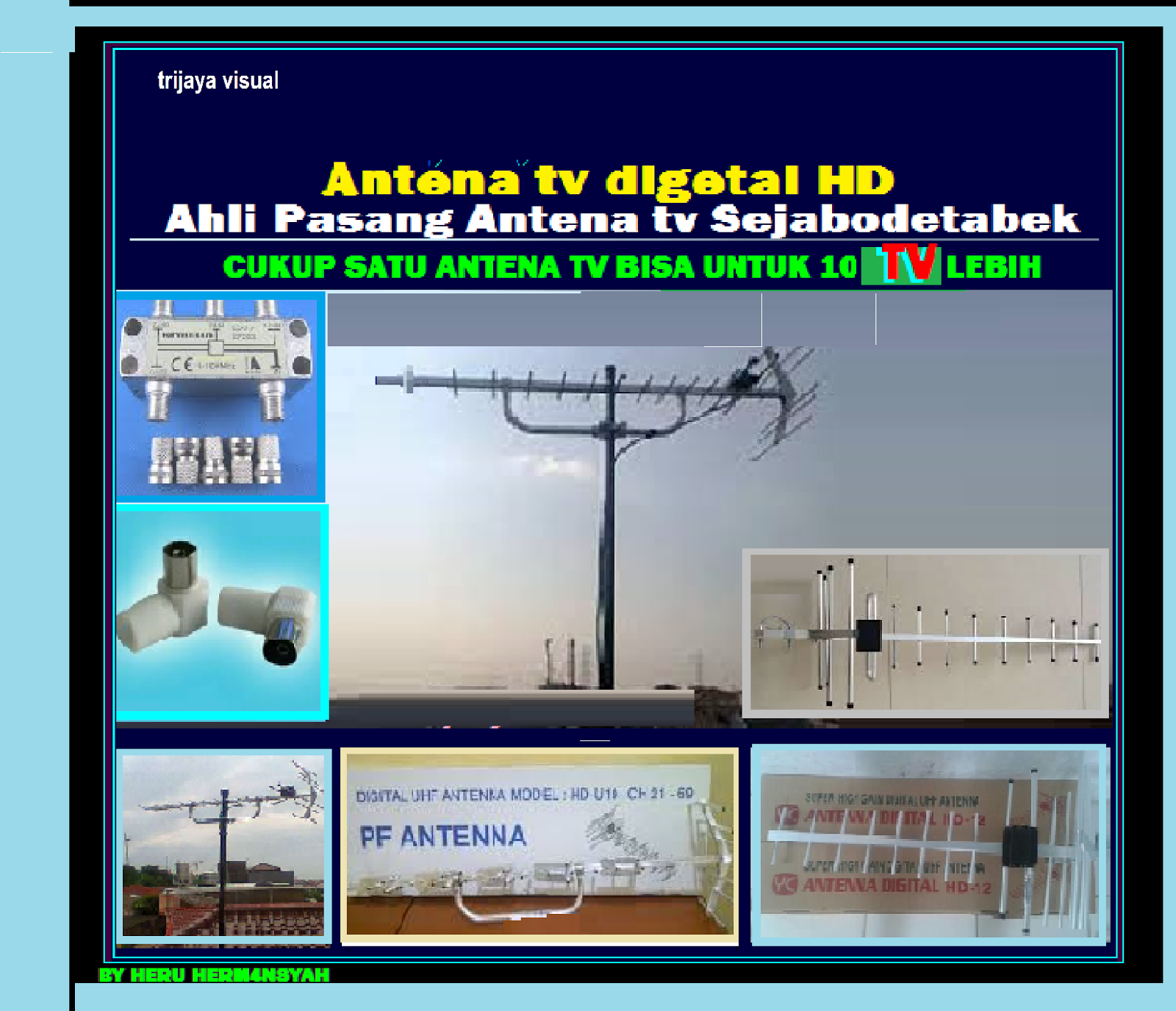 Jasa Pasang Antena tv Parabola dan camera cctv tangerang / serpong bsd