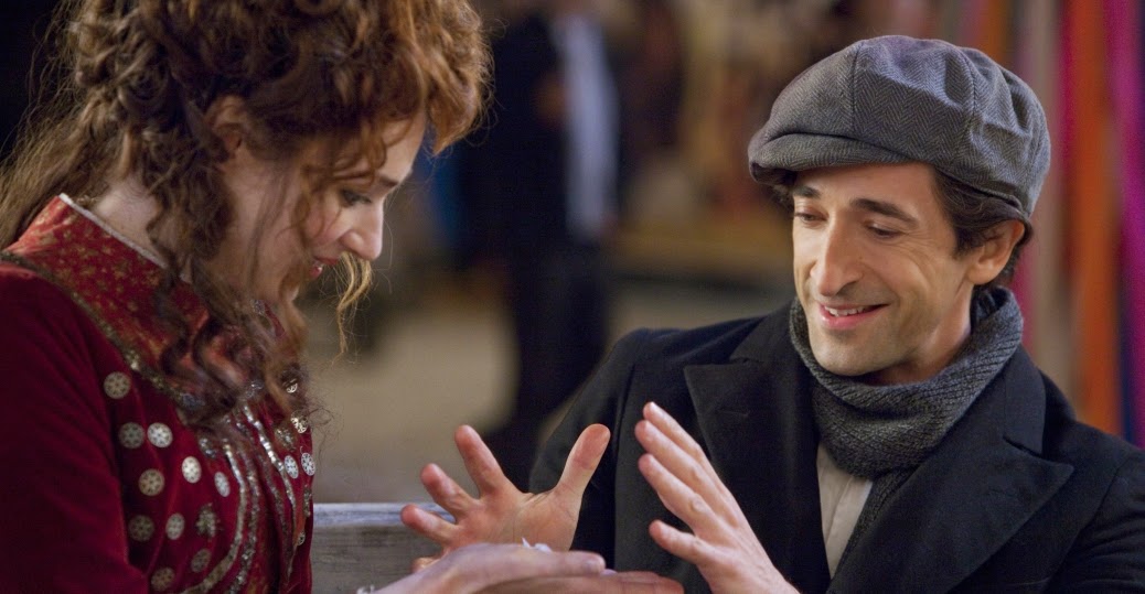 Adrien Brody and Kristen Connolly as Harry Houdini and his wife Bess Houdini in History Channel TV Mini-Series