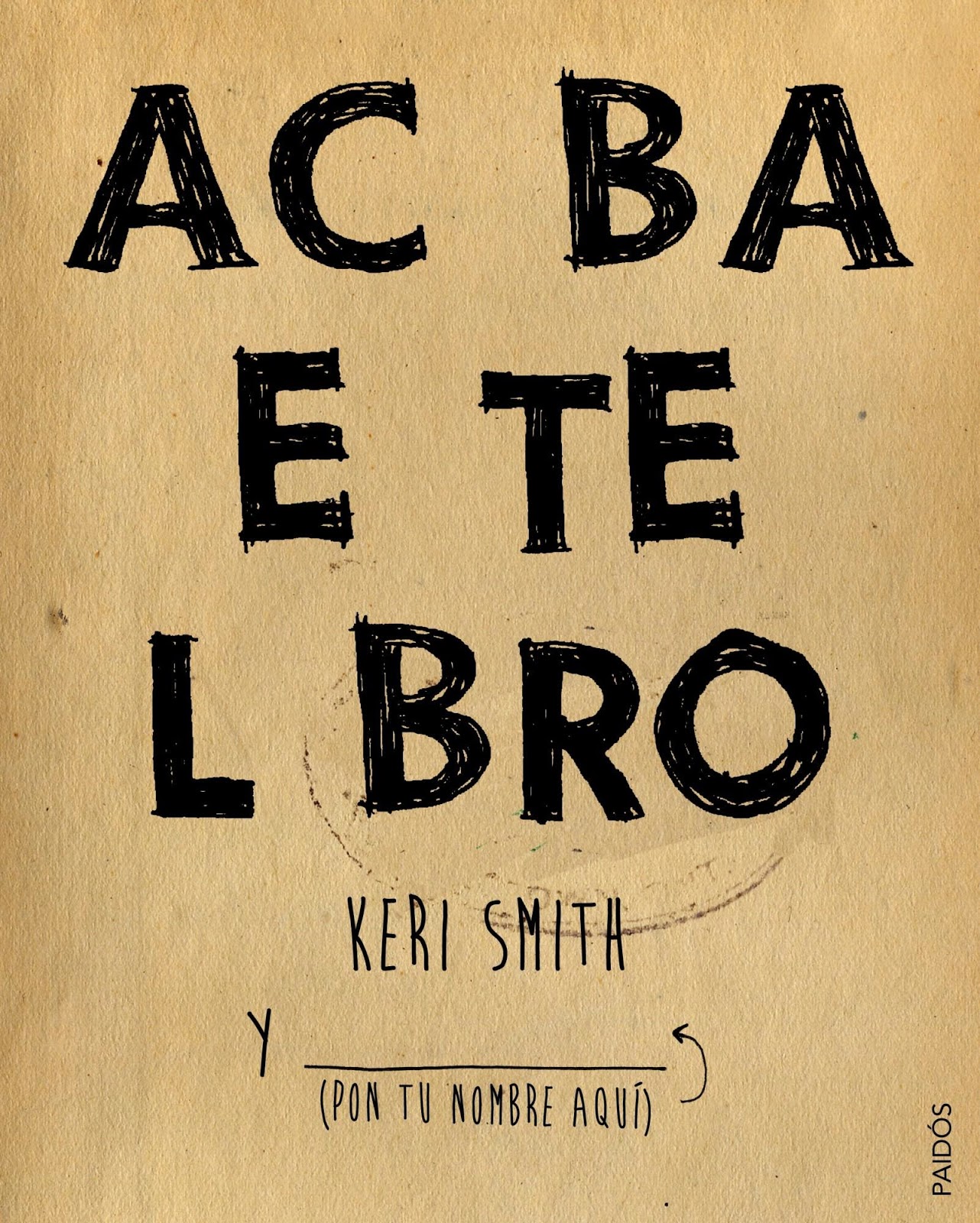 Línea Continua: De libros: Esto no es un libro, Keri Smith