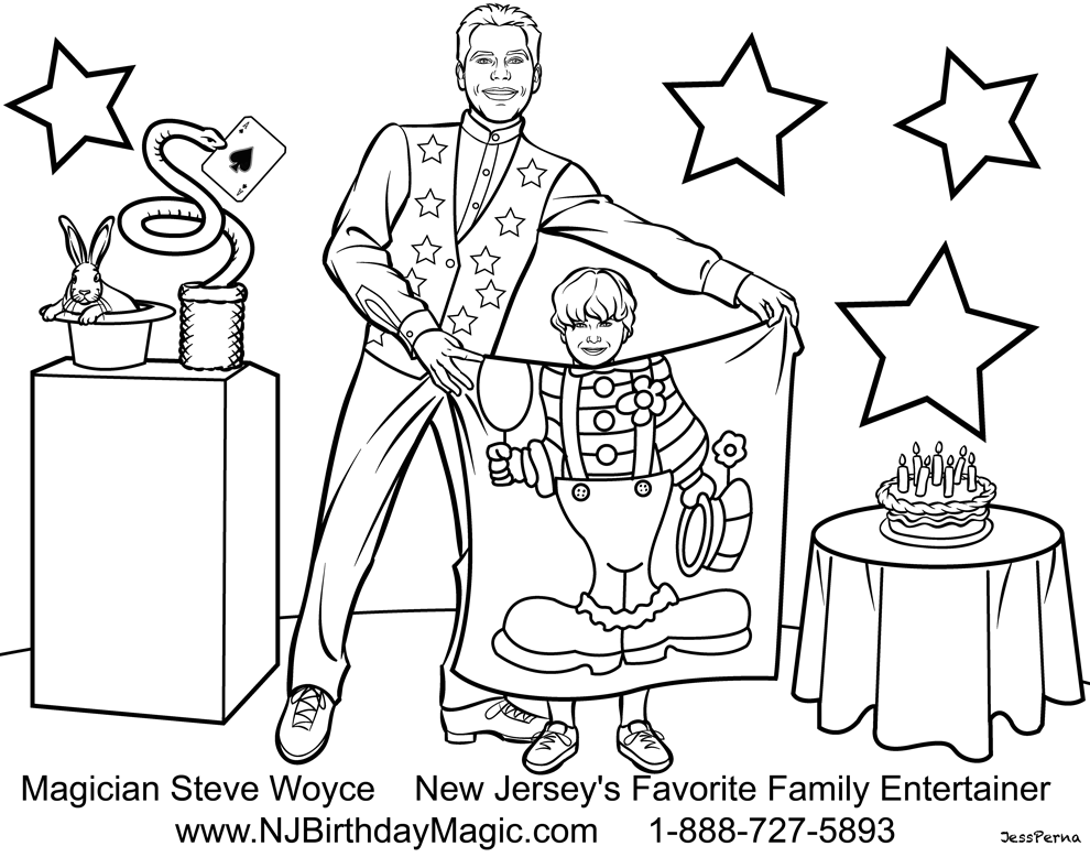 magician coloring pages - photo #21