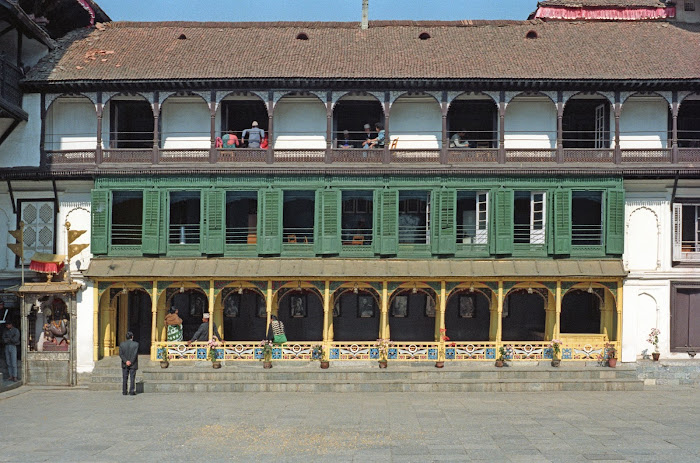 Népal, Katmandou, Hanuman Dhoka, Durbar square, © L. Gigout, 1990