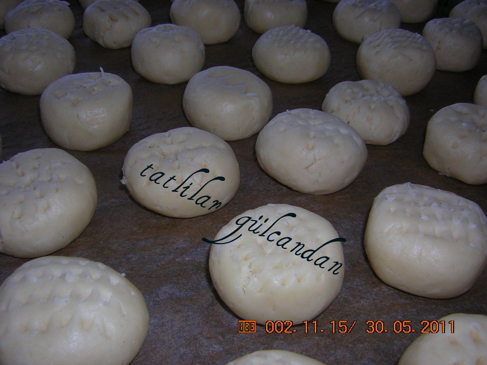 TATLILAR GÜLCANDAN Hindistan Cevizli Nişastalı Kurabiye