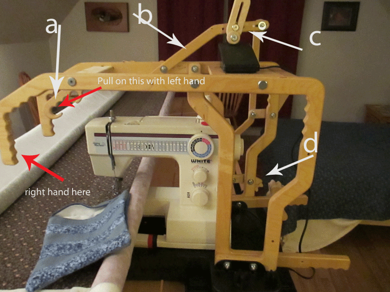 My Sewing Machine Obsession Grace Machine Quilt Frame