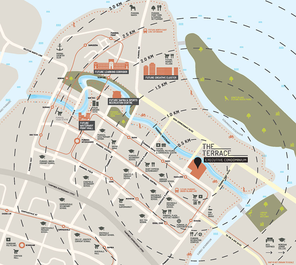 The Terrace Location Map