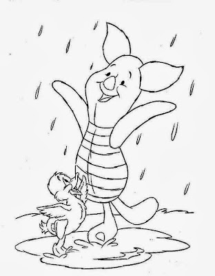 Winnie The Pooh Coloring Pages - Piglet 5