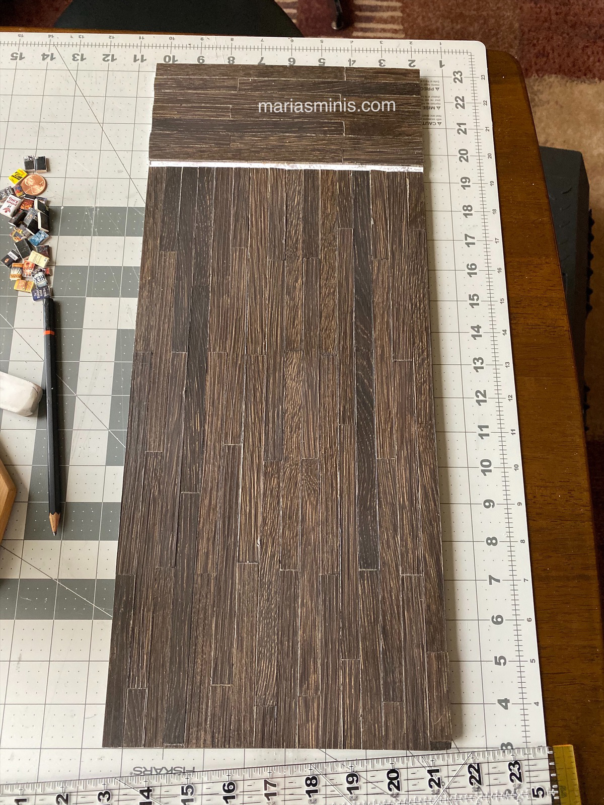 Dollhouse Flooring From Actual Vinyl Flooring