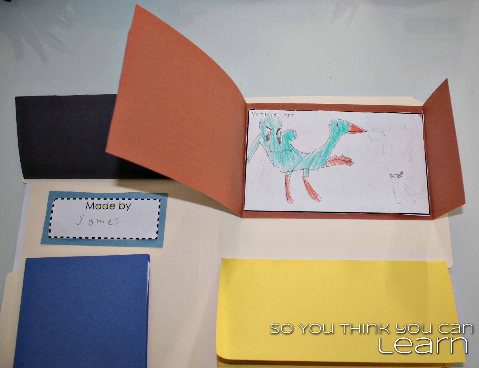 So You Think You Can Learn Folder Book Report