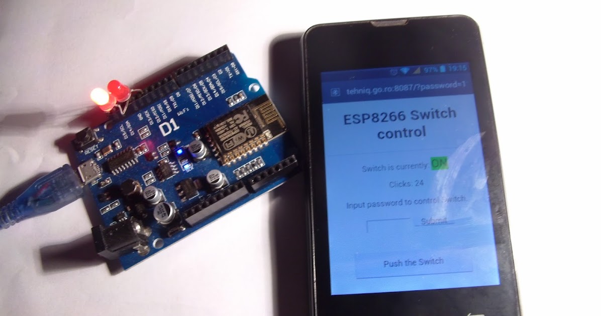 Arduino tehNiq: WeMos D1 board (with ESP8266) as Web Switch Control ...
