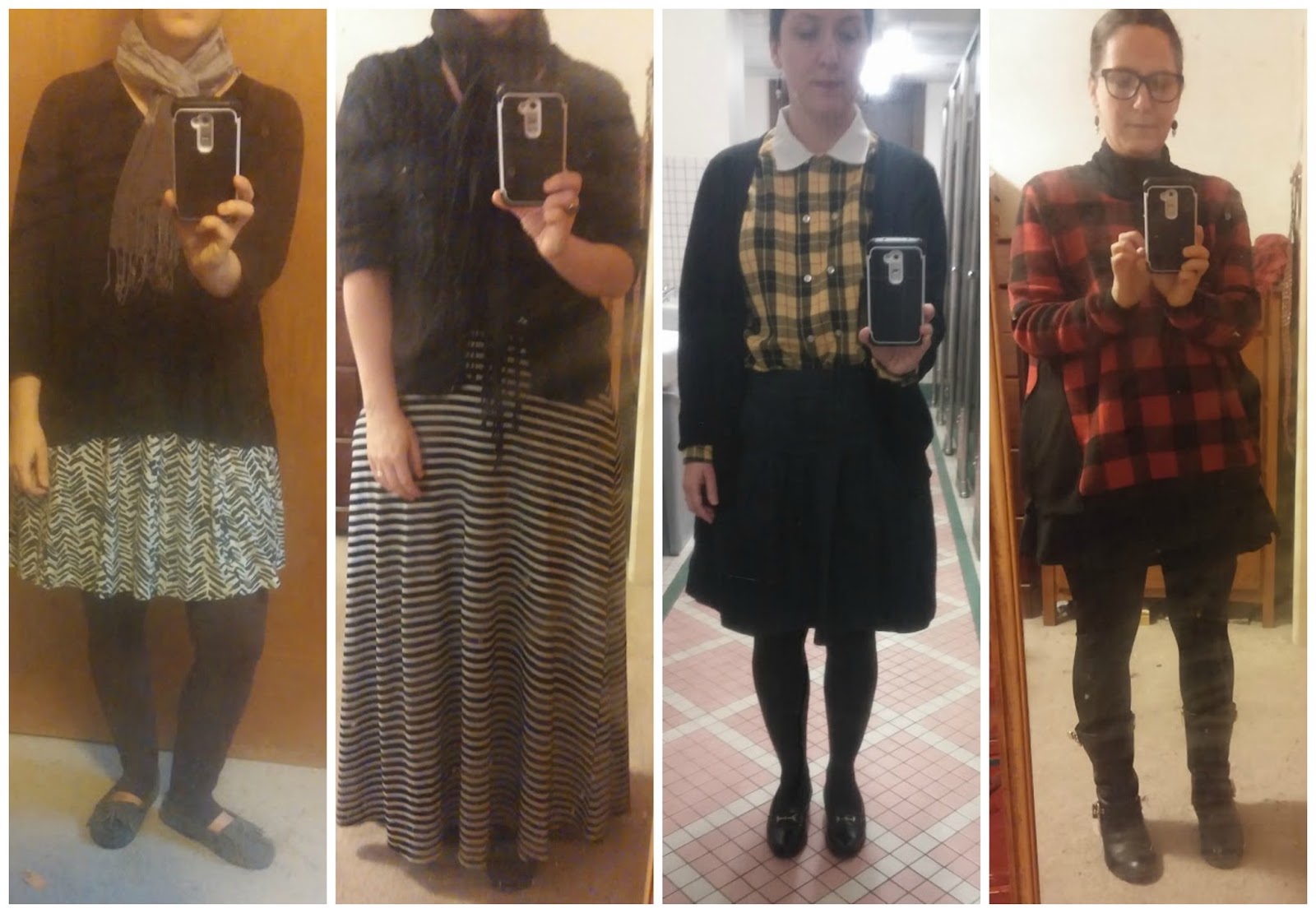 Early Spring Curated Wardrobe Outfit Round Up Week 1