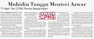 pengumumam kelulusan cpns banjarmasin post