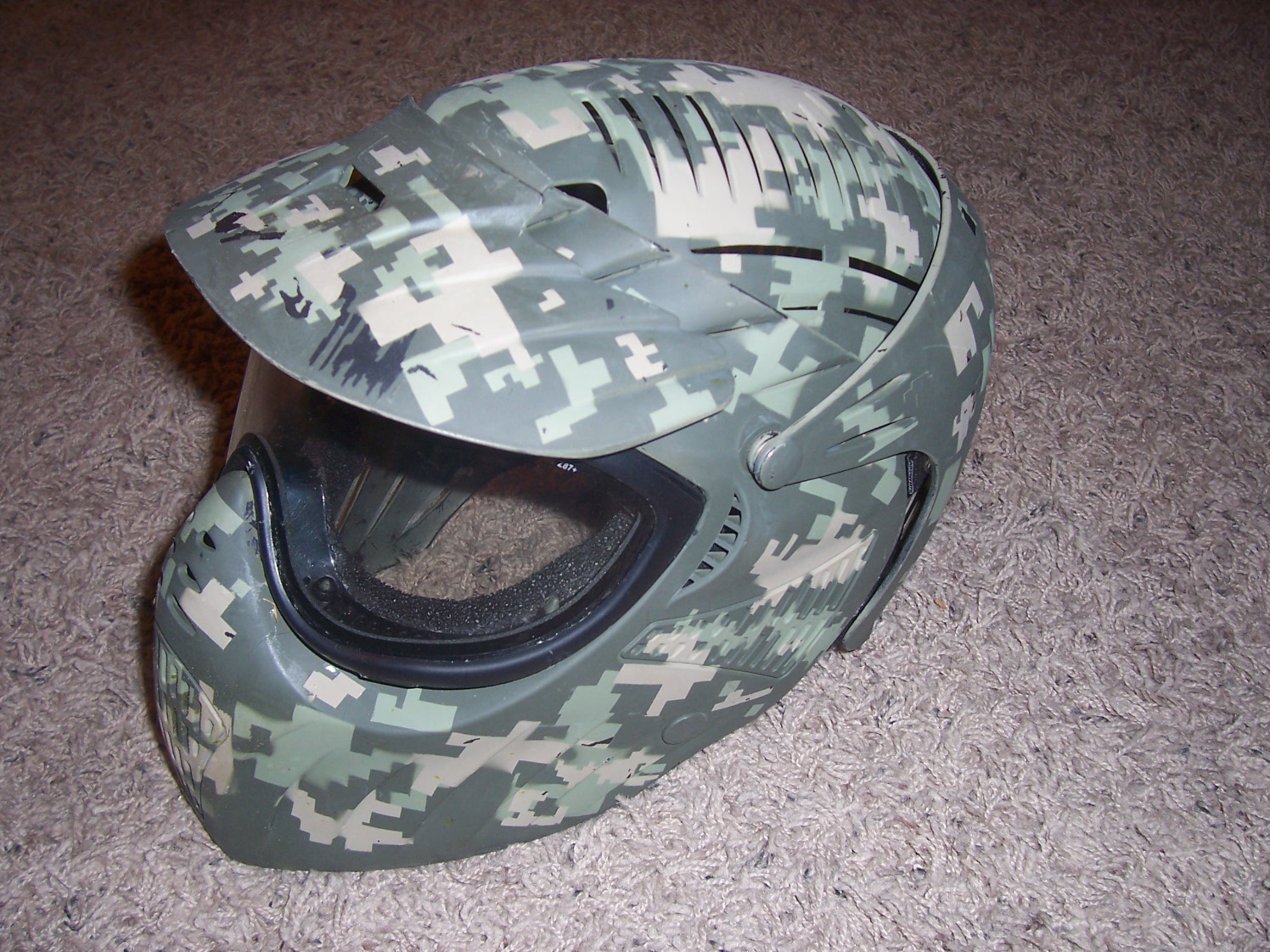 Southern Utah Paintball Painting Your Paintball Mask Digital Camo