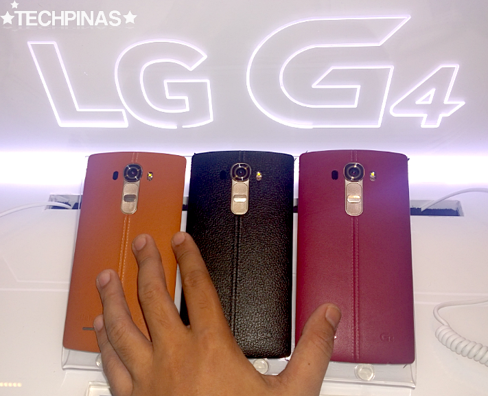 LG G4 Leather Back Covers