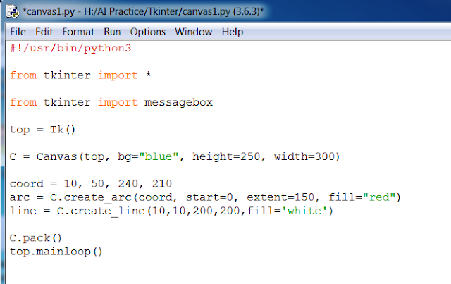 Artificial Intelligence World: How to use Canvas in Tkinter?