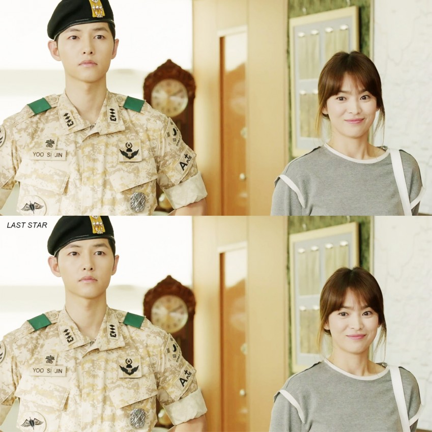 [태양의후예] 9화 팔불출 유시진X 군알못 강모연 캡쳐.jpg | 인스티즈