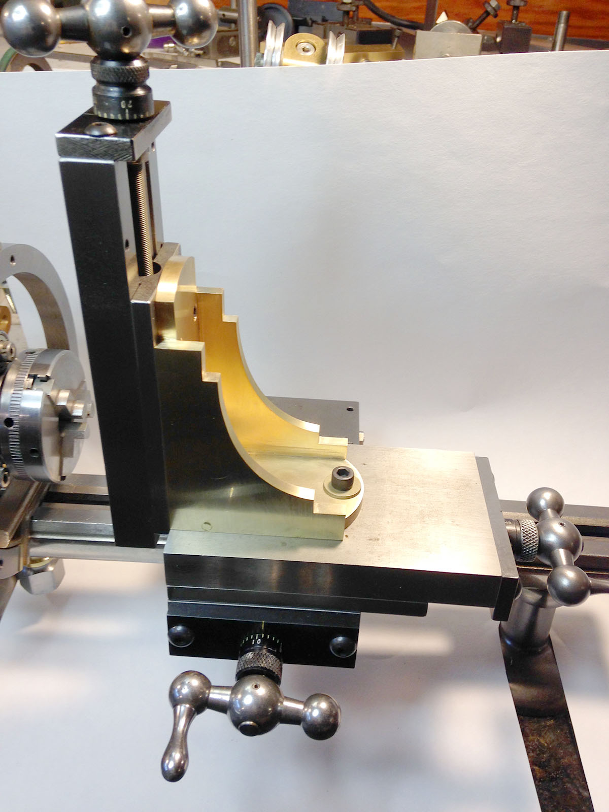 MOWRER WW LATHE TOOLS Heavy Duty Cross Slide for Watchmakers lathe