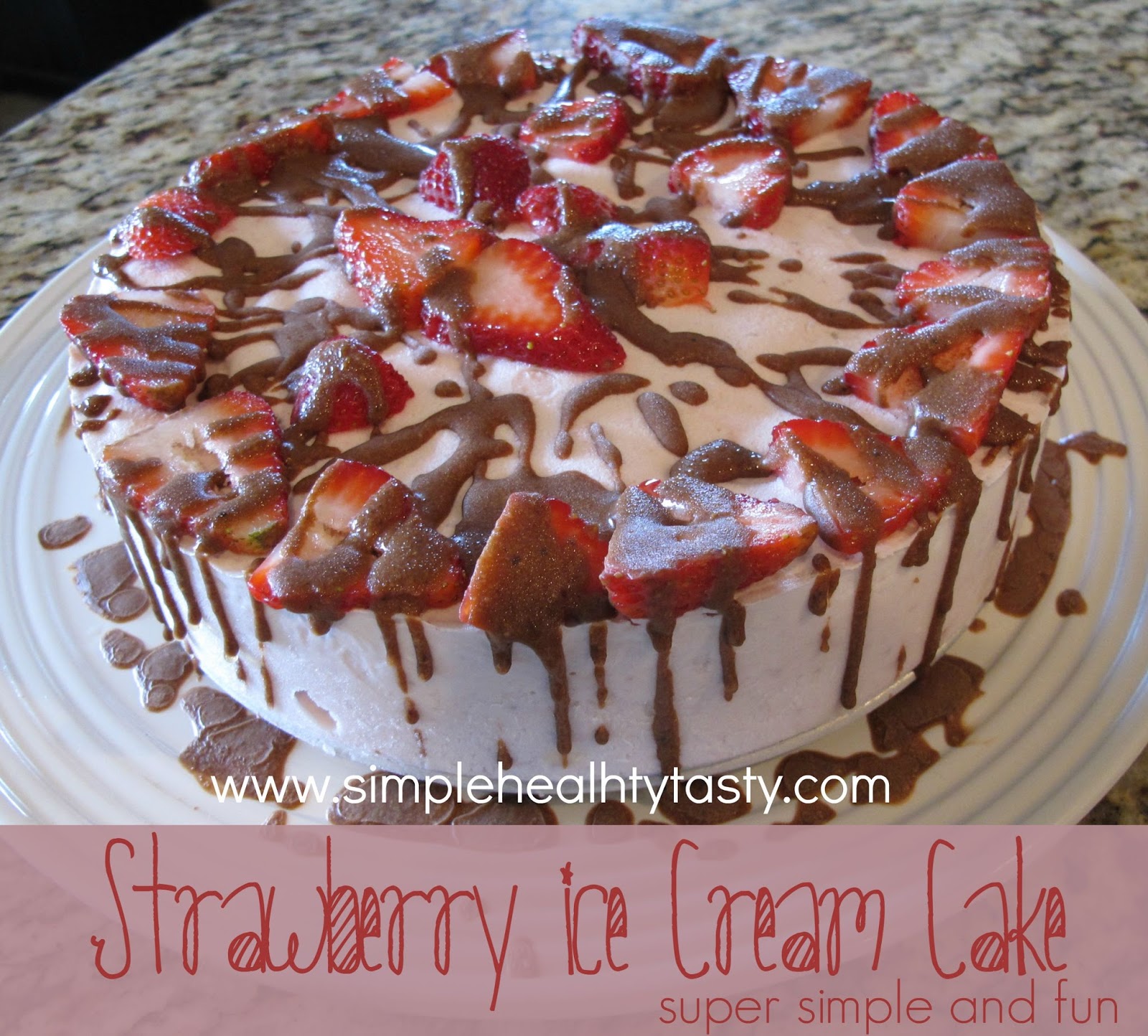 Strawberry Ice Cream Cake Always Healthy