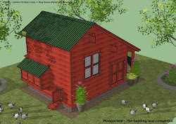 plans chicken coop dog construction insulated cb100 combo building completed perspective