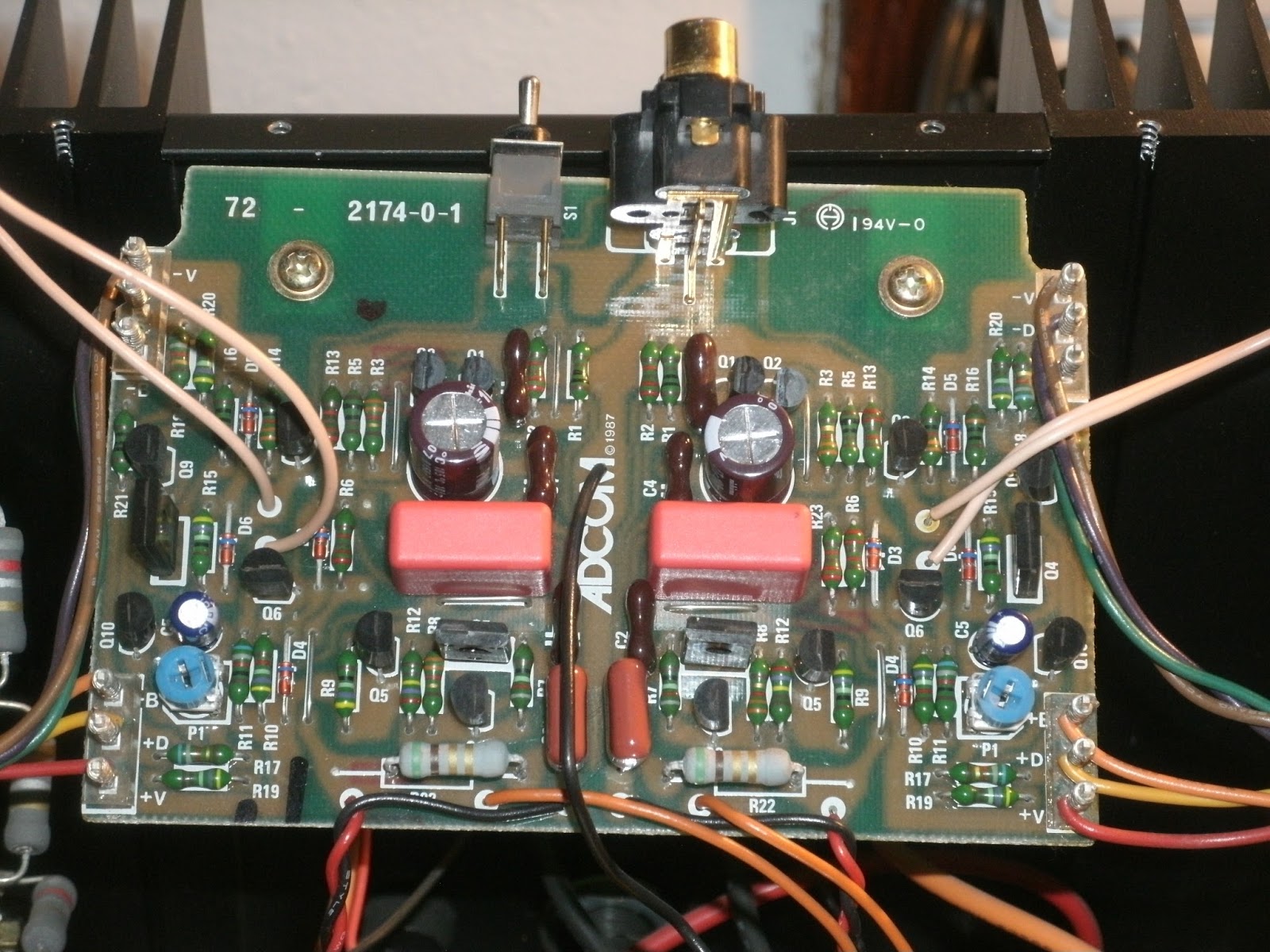 Vintage Hi-Fi Audio Restorations: Adcom GFA-555 Rebuild II