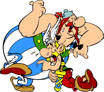 Astérix et Obélix. (Source: http://2.bp.blogspot.com )