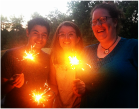 2015 Volunteers: Luis, Rosie, & Nina