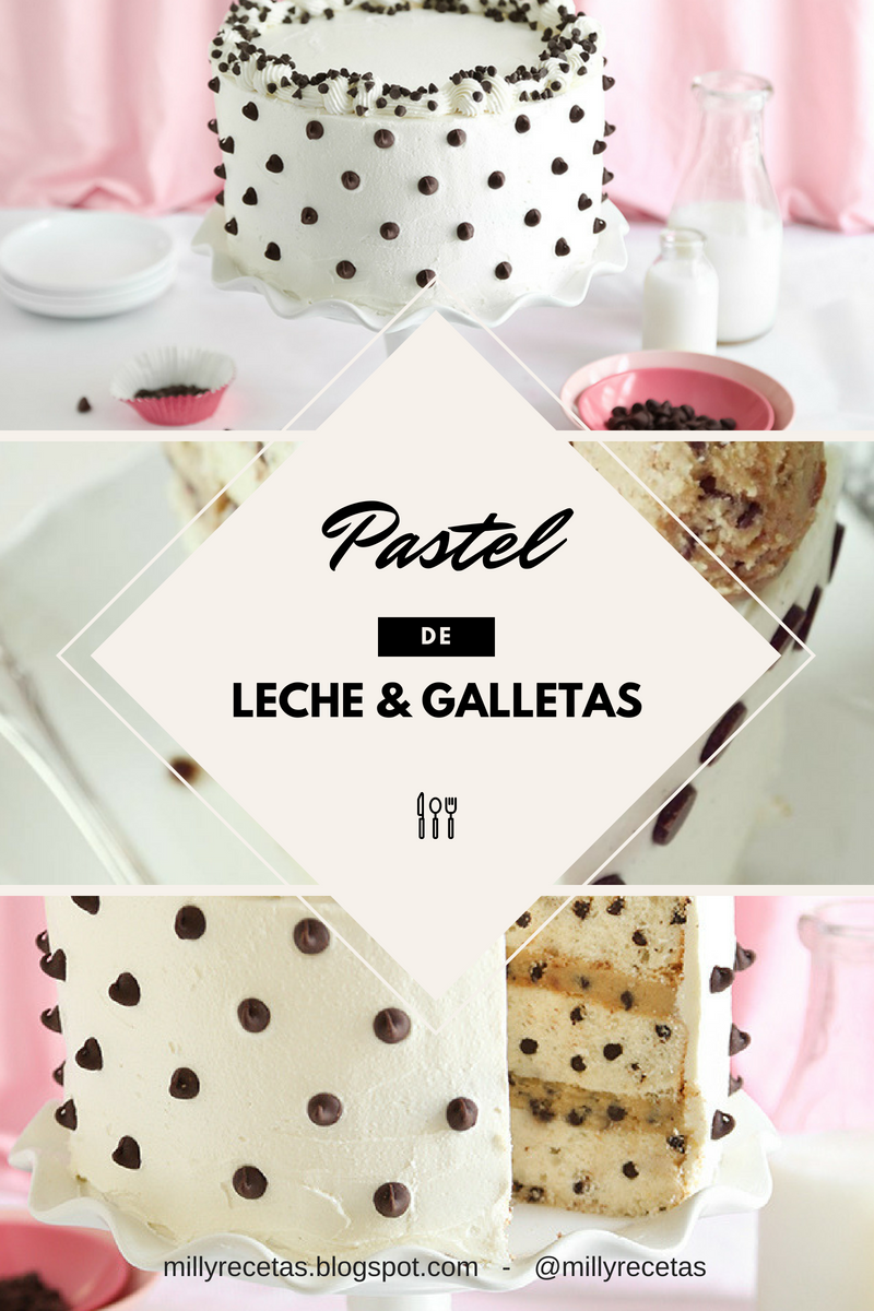 Pastel de Leche y Galletas