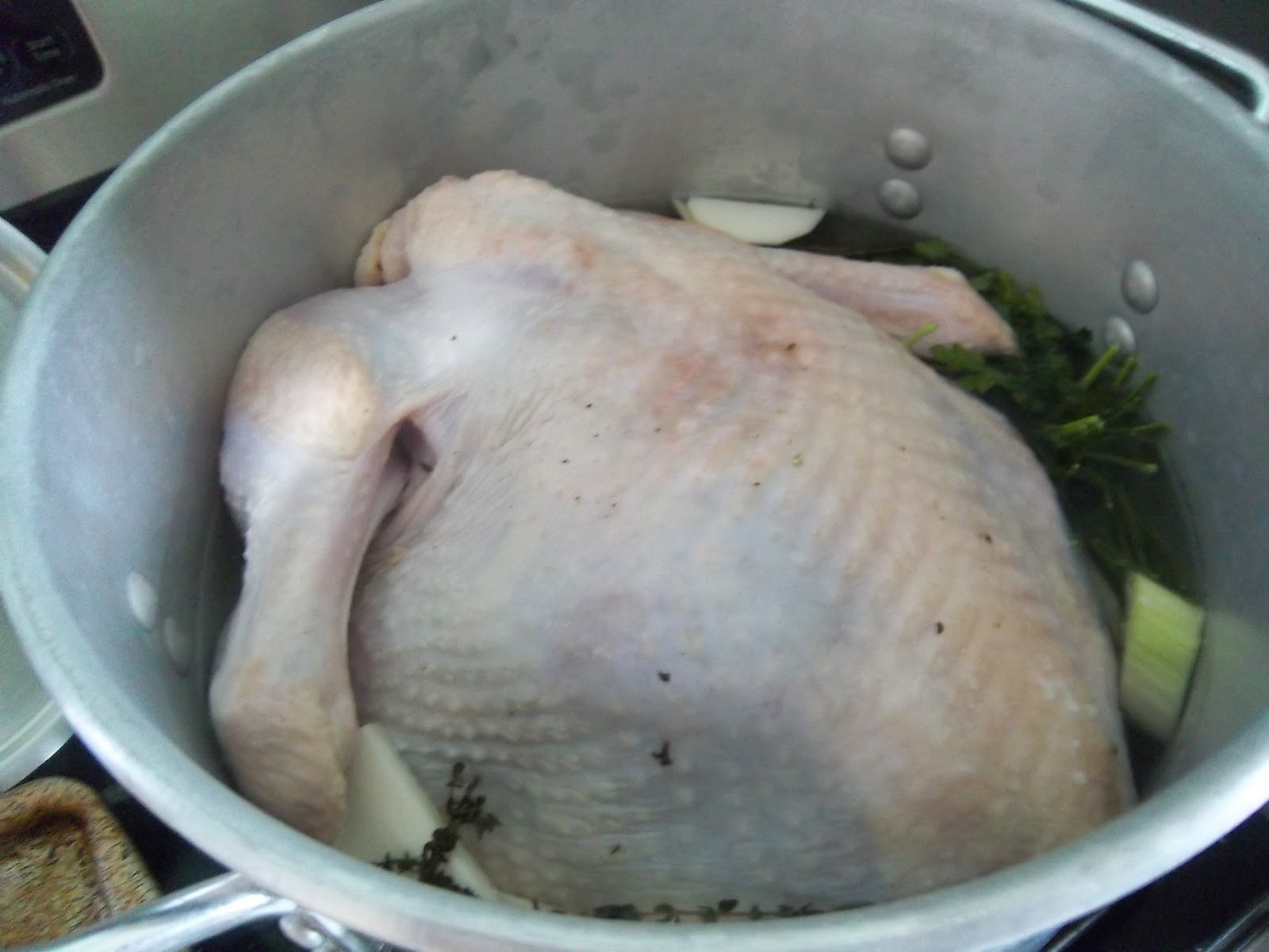 Neil Cooks Grigson 314 Boiled Turkey with Celery Sauce