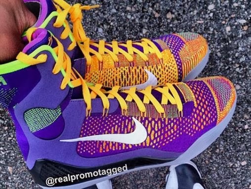 kobe 9 elite lakers
