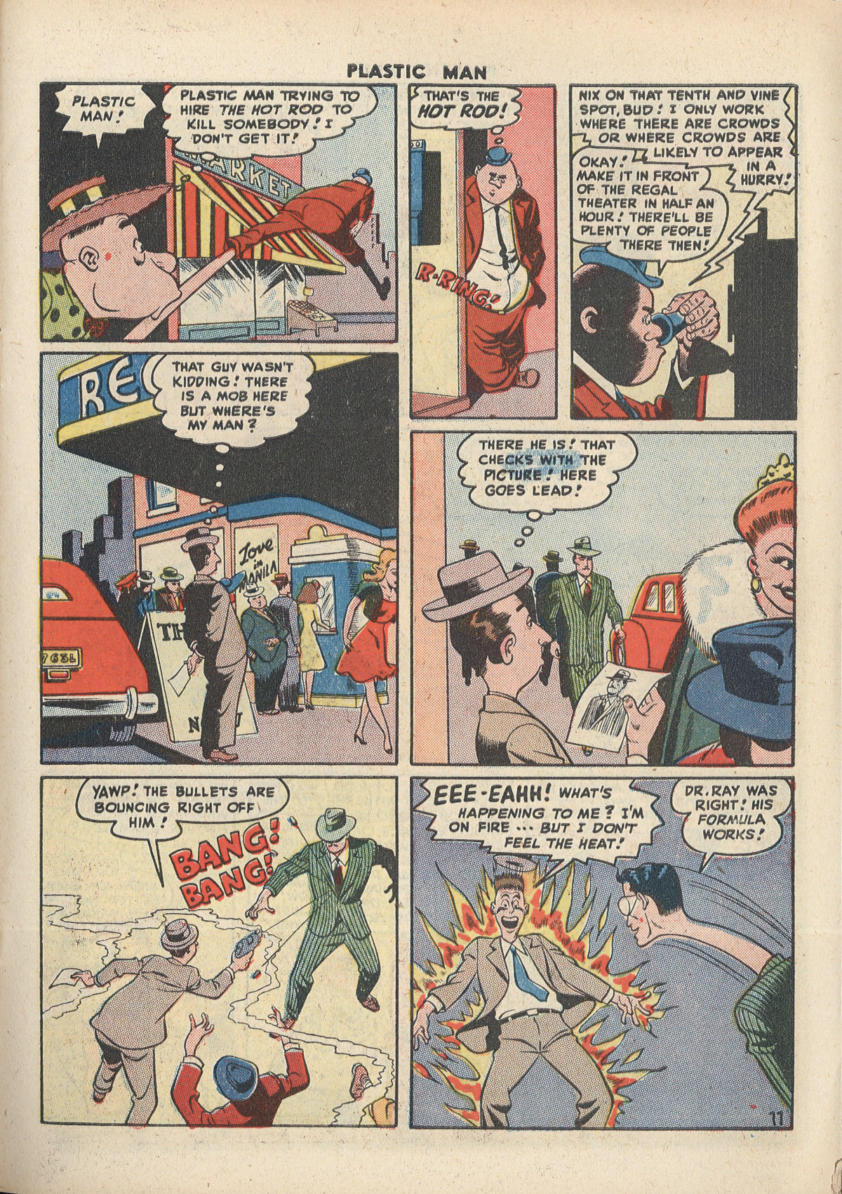 Read online Plastic Man (1943) comic -  Issue #8 - 13