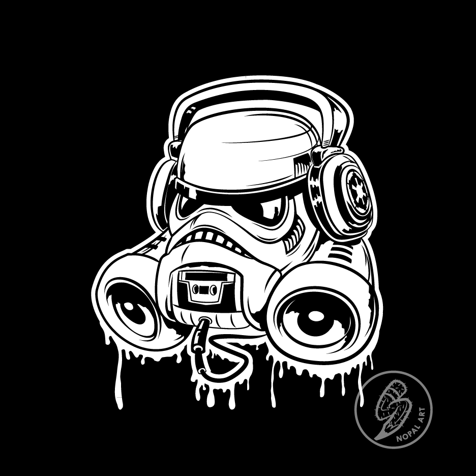 Stormtrooper Boombox t-shirt
