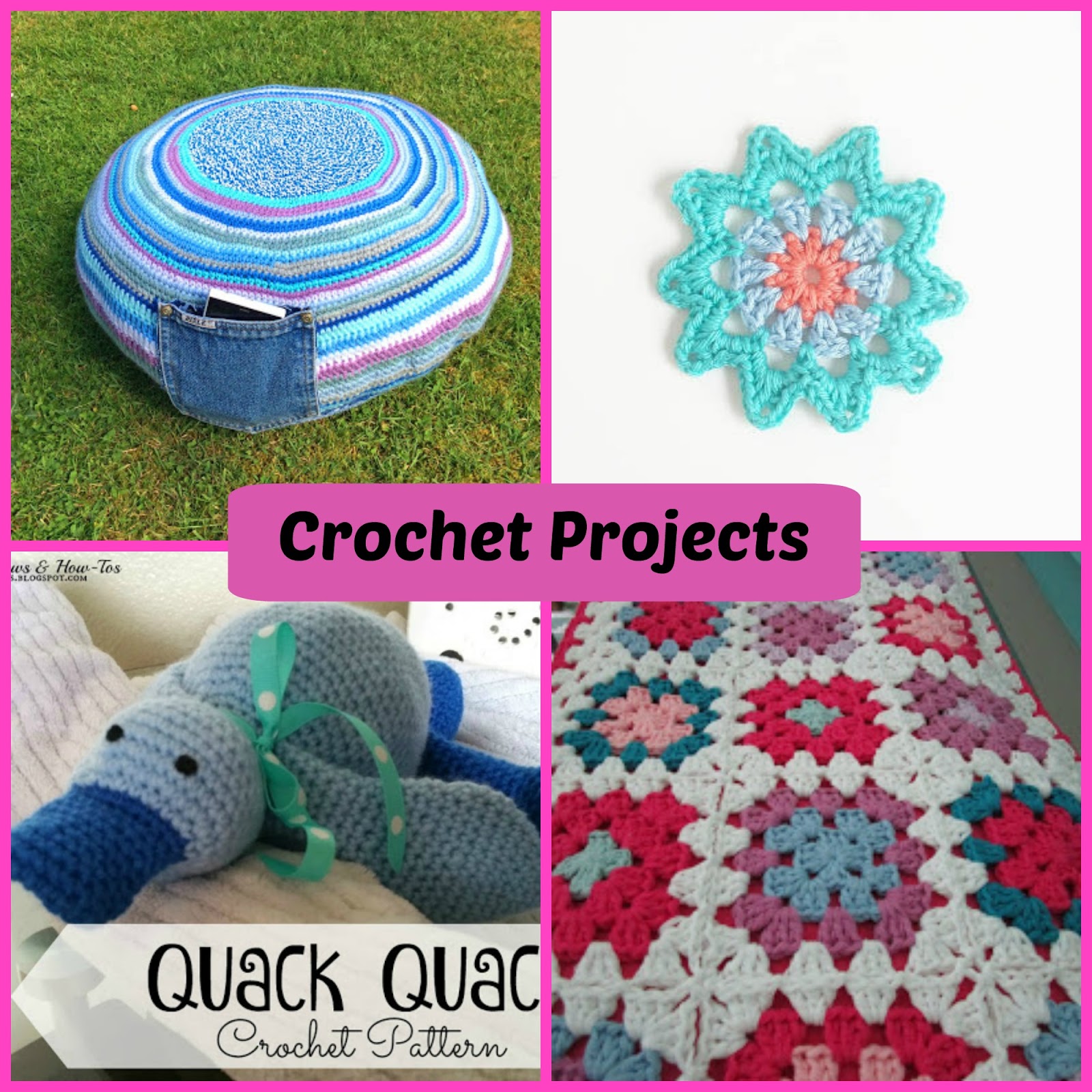 Free Flower Pattern from Annemaries Haakblog , Crochet Duck Pattern ...