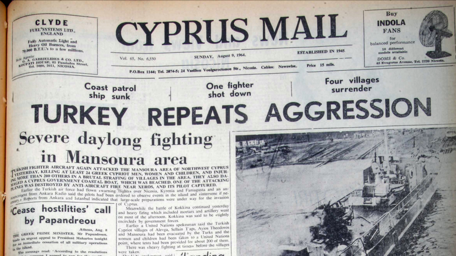 Маленькая заметка в Cyprus Mail связанная с большой историей: фото 4