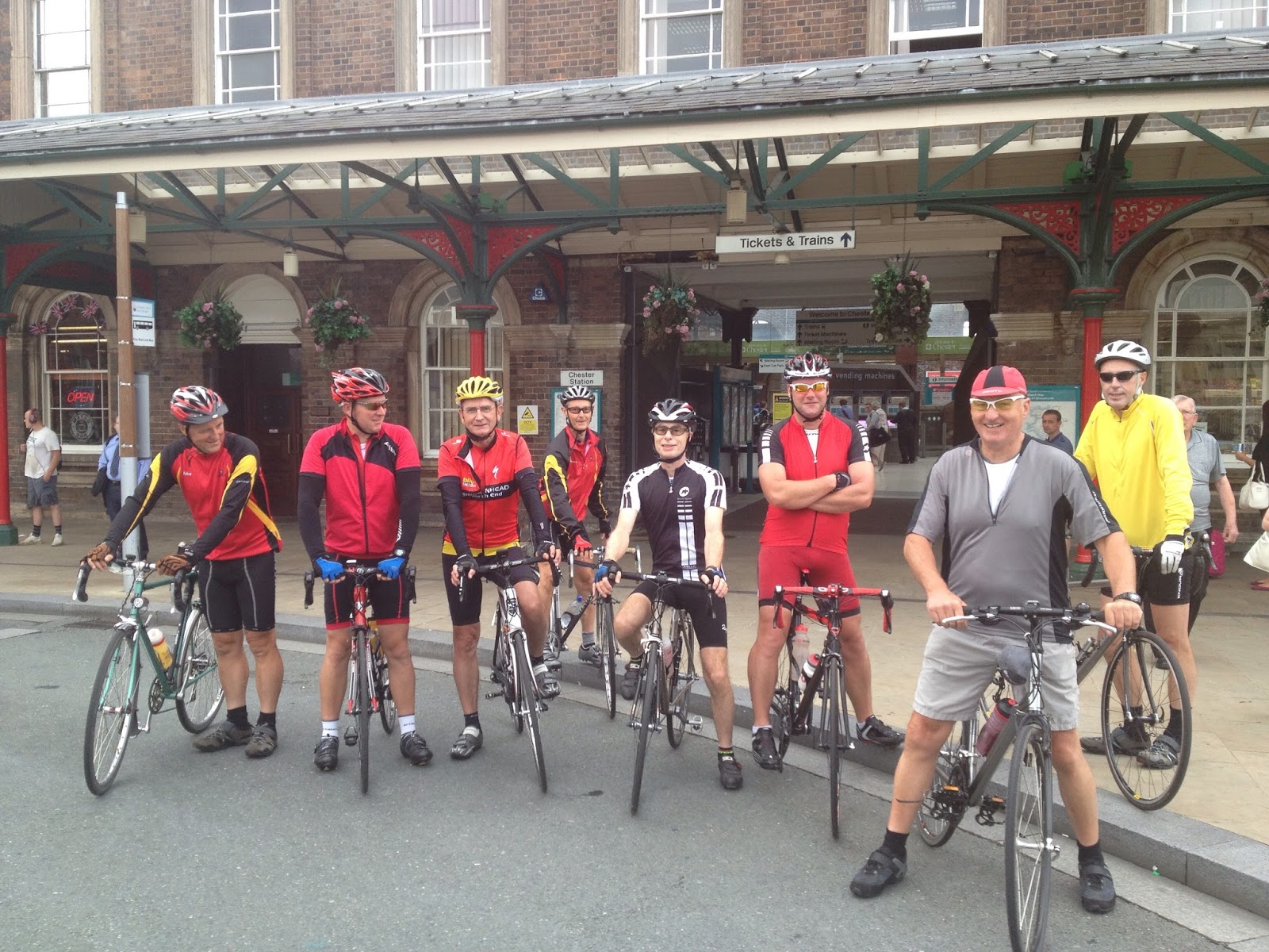 Chester Easy Riders 1st August 2013 Eccleshall (2013 long ride)