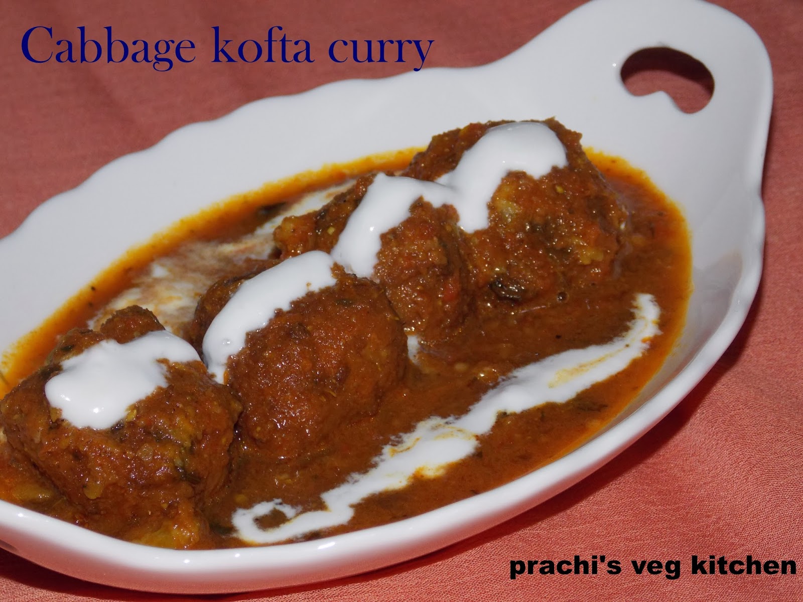 Cabbage Kofta Curry