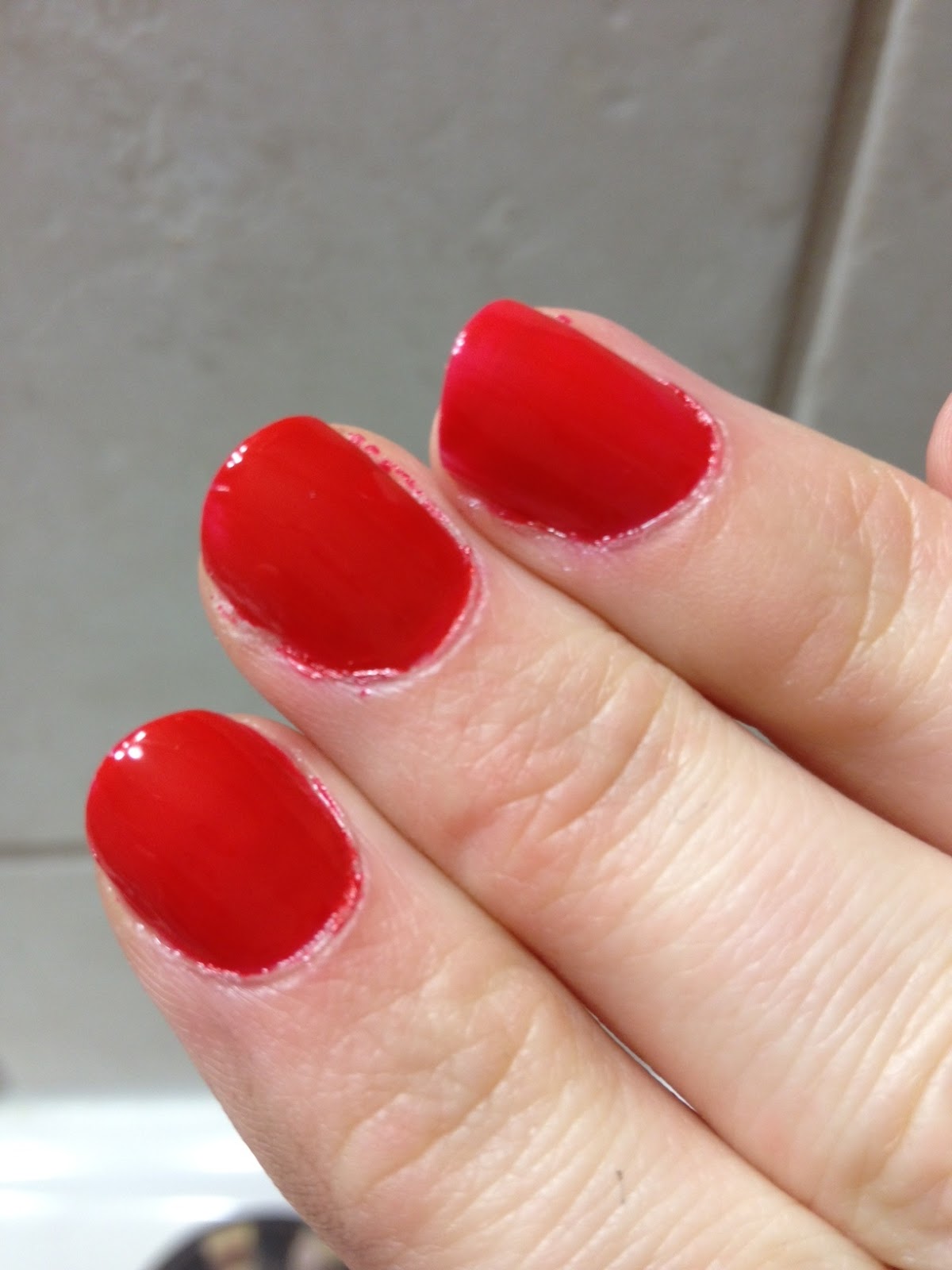 Ruffles and Truffles Holiday Nails with Essie's Russian Roulette