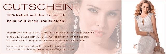 Gutschein für Brautschmuck, Brautzubehör, Brautmoden. Gutschein für Brautschmuck, Brautzubehör, Brautmoden.