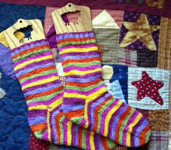 Knitting Only Socks: Hard Candy Christmas Socks