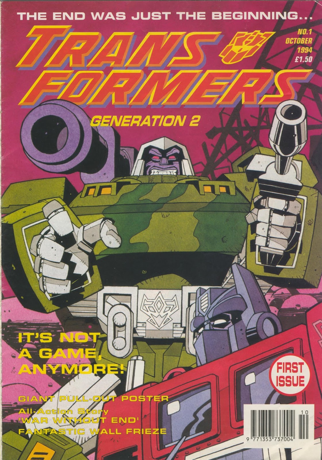 Boys Adventure Comics Transformers Generation 2 (issue 1)
